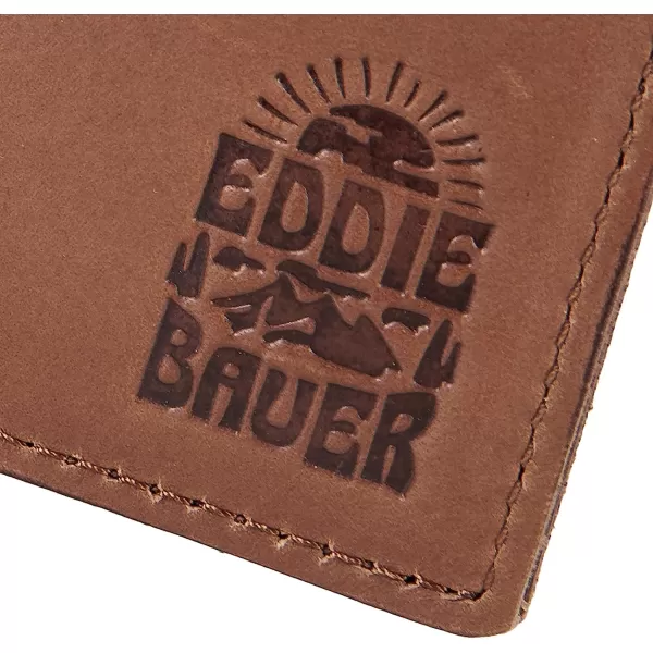 imageEddie Bauer Mens Outdoor Leather Trifold Wallet with 6 Card Slots Brown One SizeEddie Bauer Mens Outdoor Leather Trifold Wallet with 6 Card Slots Brown One Size
