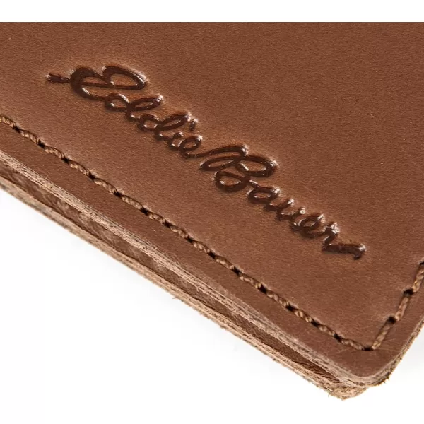 imageEddie Bauer Mens Outdoor Leather Trifold Wallet with 6 Card Slots Brown One SizeEddie Bauer Mens Outdoor Leather Trifold Wallet with 6 Card Slots Brown One Size