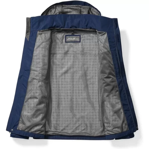 imageEddie Bauer Mens Packable Rainfoil JacketMedium Indigo Recycled