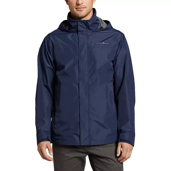 imageEddie Bauer Mens Packable Rainfoil JacketRegular Med Indigo