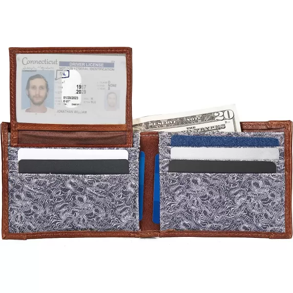 imageEddie Bauer Mens Pioneer Leather and Printed Cotton Canvas Passcase Wallet Grey One SizeEddie Bauer Mens Pioneer Leather and Printed Cotton Canvas Passcase Wallet Grey One Size