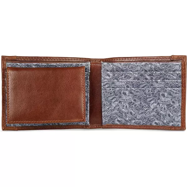 imageEddie Bauer Mens Pioneer Leather and Printed Cotton Canvas Passcase Wallet Grey One SizeEddie Bauer Mens Pioneer Leather and Printed Cotton Canvas Passcase Wallet Grey One Size