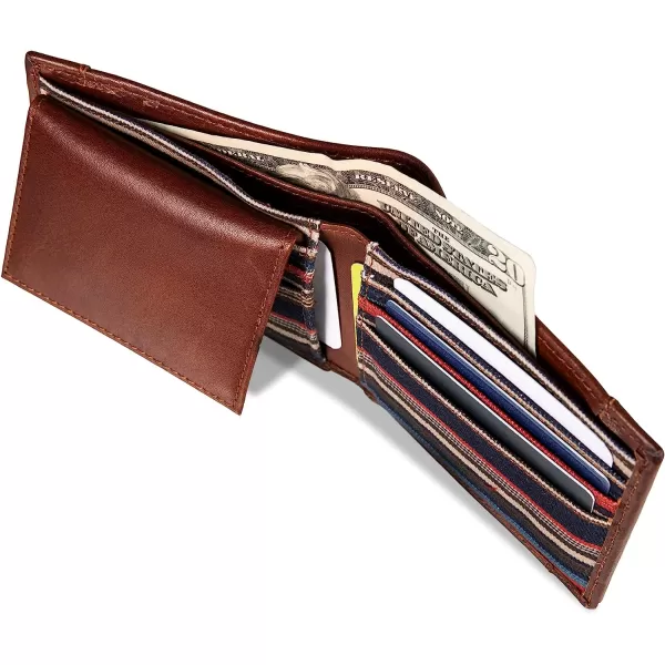 imageEddie Bauer Mens Pioneer Leather and Printed Cotton Canvas Passcase Wallet Multi One SizeEddie Bauer Mens Pioneer Leather and Printed Cotton Canvas Passcase Wallet Multi One Size