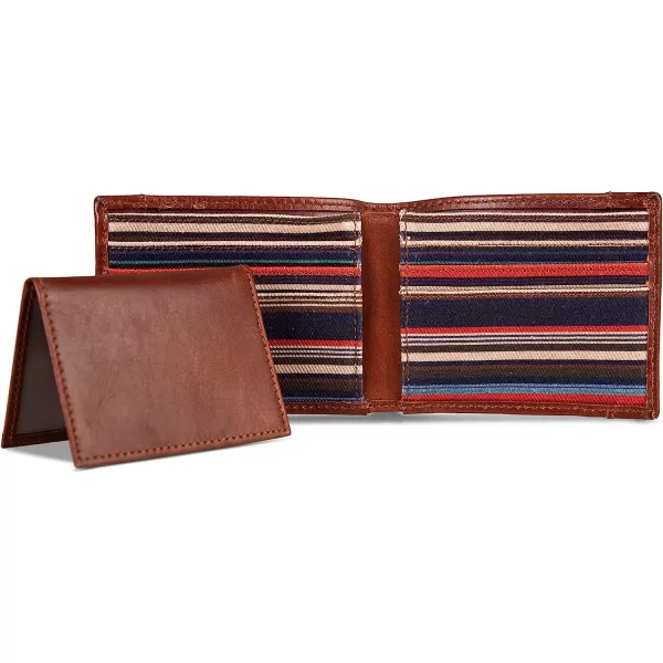 imageEddie Bauer Mens Pioneer Leather and Printed Cotton Canvas Passcase Wallet Multi One SizeEddie Bauer Mens Pioneer Leather and Printed Cotton Canvas Passcase Wallet Multi One Size