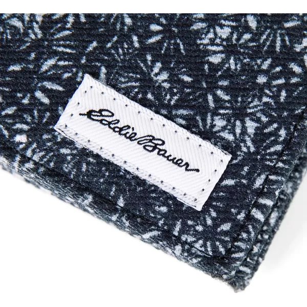imageEddie Bauer Mens Pioneer Printed Cotton Canvas Bifold WalletBlue