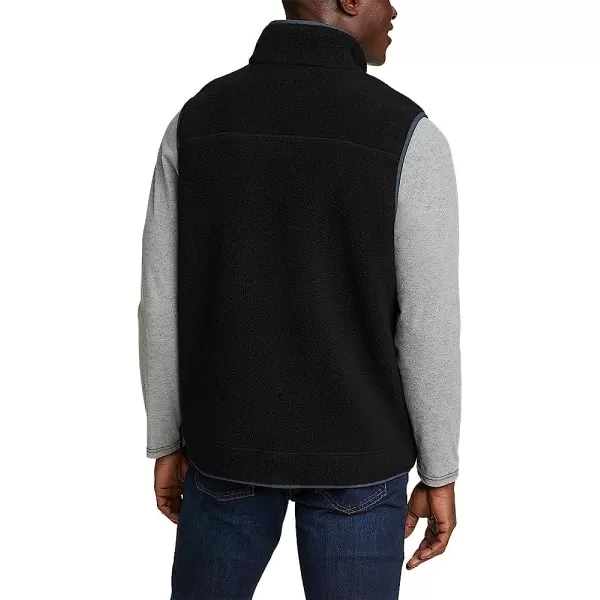 imageEddie Bauer Mens Quest 300 Fleece VestRegular Black