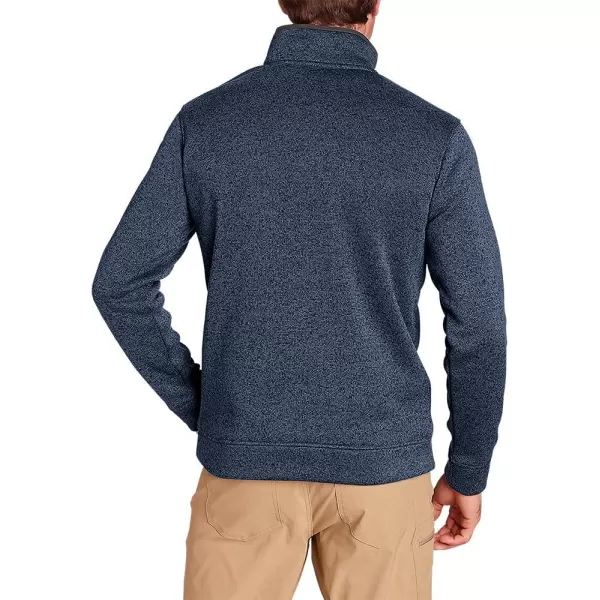 imageEddie Bauer Mens Radiator Fleece SnapFront PulloverNavy Heather