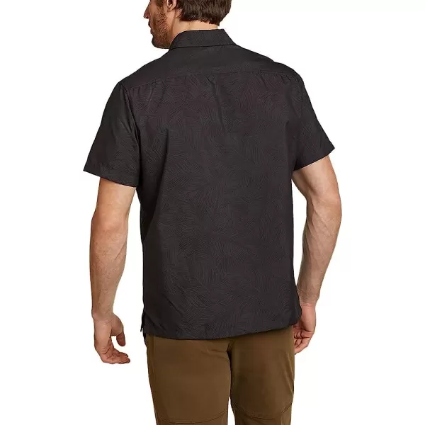 imageEddie Bauer Mens Rainier 20 ShortSleeve Shirt  PrintRegular Black