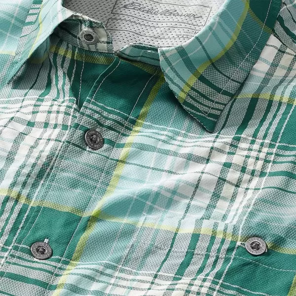 imageEddie Bauer Mens Rainier 20 ShortSleeve ShirtRegular Dk Evergreen