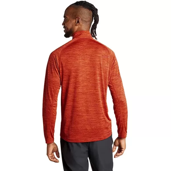 imageEddie Bauer Mens Resolution LongSleeve 14ZipRegular Copper