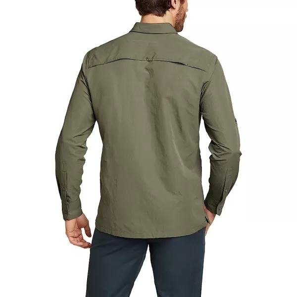 imageEddie Bauer Mens Ripstop Guide LongSleeve ShirtRegular Sprig