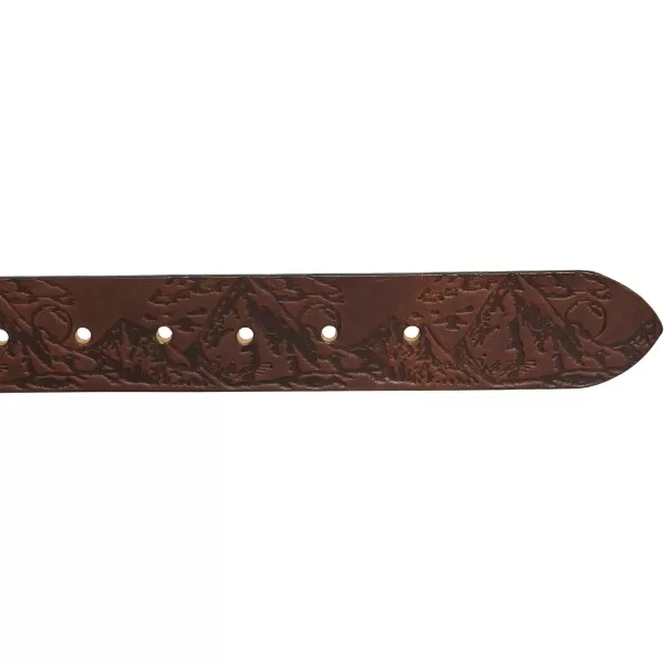 imageEddie Bauer Mens Rugged Leather Belt with Stretch Tab and Sasquatch DesignEddie Bauer Mens Rugged Leather Belt with Stretch Tab and Sasquatch Design