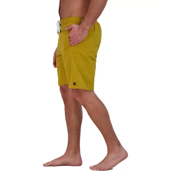 imageEddie Bauer Mens SPF 50 EBoard Swim TrunksAntique Gold