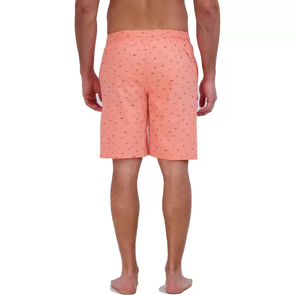 imageEddie Bauer Mens SPF 50 EBoard Swim TrunksCoral Neon