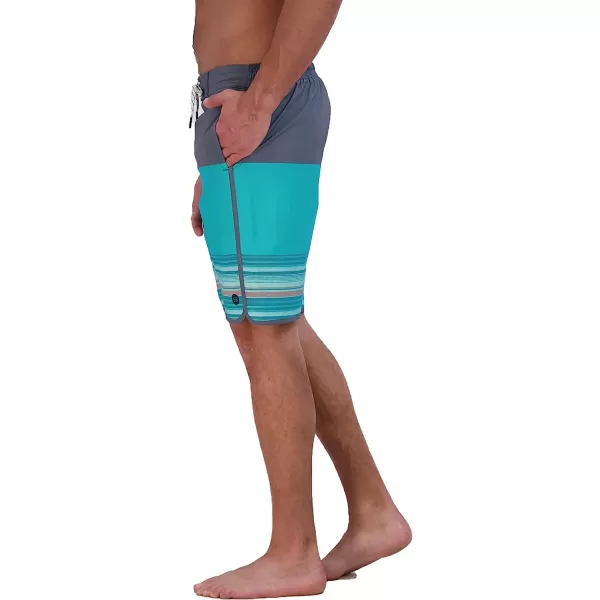 imageEddie Bauer Mens SPF 50 EBoard Swim TrunksFrost Gray