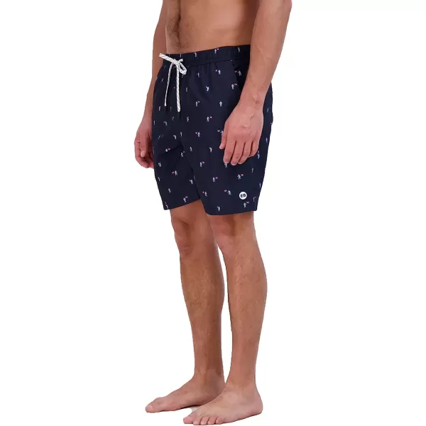 imageEddie Bauer Mens SPF 50 Volley Swim Trunk  Fun Designs Comfortable and Stylish 7 InseamAtlantic Blue