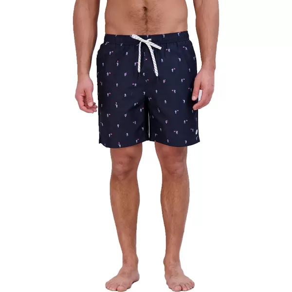 imageEddie Bauer Mens SPF 50 Volley Swim Trunk  Fun Designs Comfortable and Stylish 7 InseamAtlantic Blue