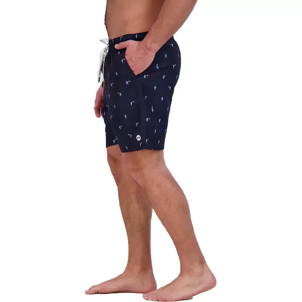imageEddie Bauer Mens SPF 50 Volley Swim Trunk  Fun Designs Comfortable and Stylish 7 InseamAtlantic Blue