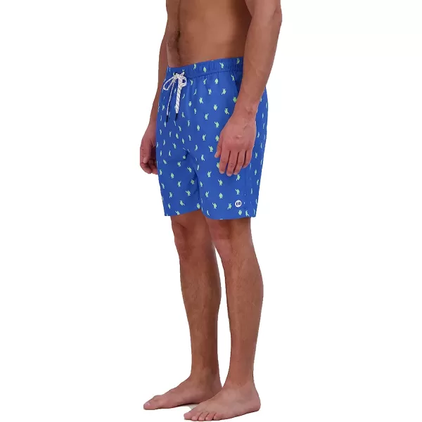 imageEddie Bauer Mens SPF 50 Volley Swim Trunk  Fun Designs Comfortable and Stylish 7 InseamBlue