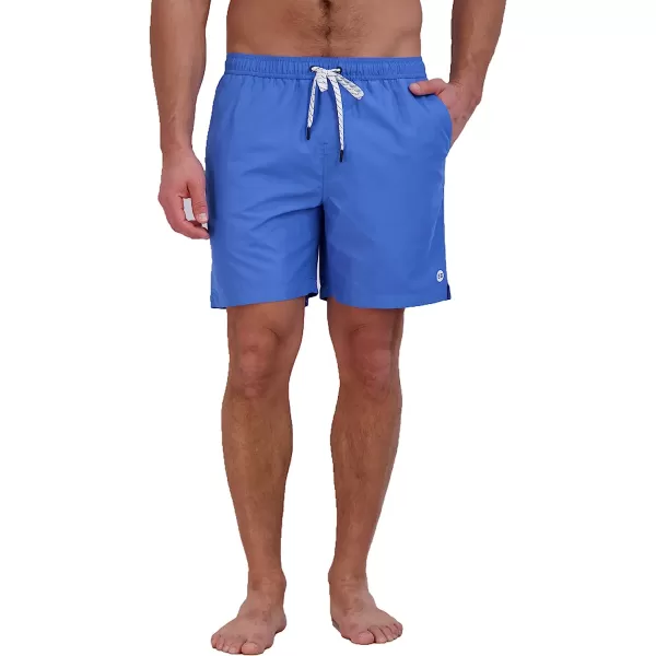 imageEddie Bauer Mens SPF 50 Volley Swim Trunk  Fun Designs Comfortable and Stylish 7 InseamBrilliant Blue
