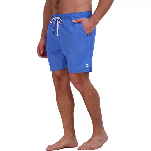 imageEddie Bauer Mens SPF 50 Volley Swim Trunk  Fun Designs Comfortable and Stylish 7 InseamBrilliant Blue