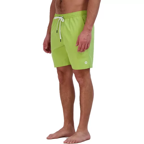 imageEddie Bauer Mens SPF 50 Volley Swim Trunk  Fun Designs Comfortable and Stylish 7 InseamCitron