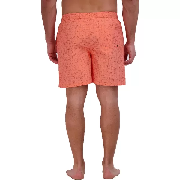 imageEddie Bauer Mens SPF 50 Volley Swim Trunk  Fun Designs Comfortable and Stylish 7 InseamDusty Coral