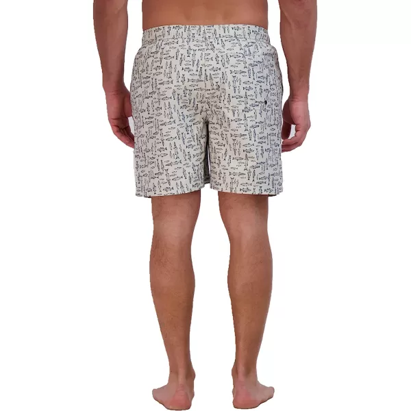 imageEddie Bauer Mens SPF 50 Volley Swim Trunk  Fun Designs Comfortable and Stylish 7 InseamPumice