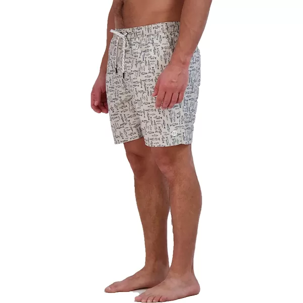 imageEddie Bauer Mens SPF 50 Volley Swim Trunk  Fun Designs Comfortable and Stylish 7 InseamPumice