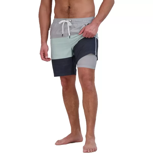 imageEddie Bauer Mens SPF 50 Volley Swim Trunk 8 Inseam Comes with Compression Liner  Ultimate Comfort amp StretchStorm