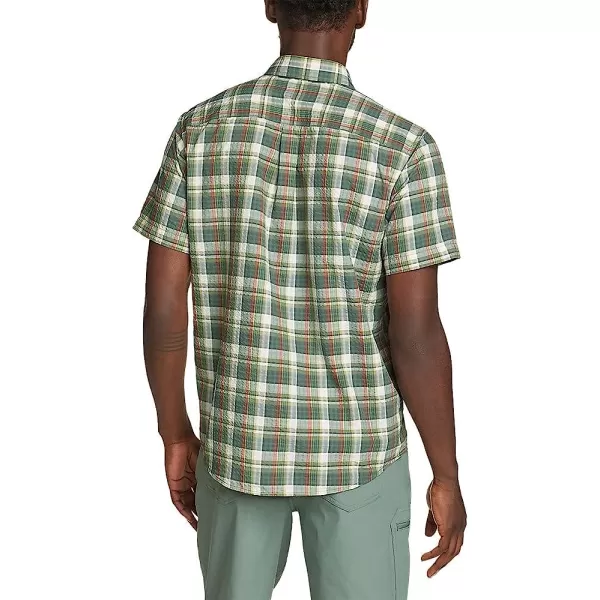 imageEddie Bauer Mens Seertech ShortSleeve Packable ShirtTall Mineral Green