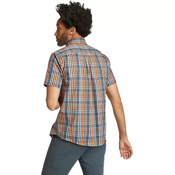 imageEddie Bauer Mens ShortSleeve Voyager Flex ShirtTall Vintage Gray
