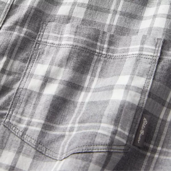 imageEddie Bauer Mens Tidelands ShortSleeve YarnDyed Textured ShirtRegular Slate Blue