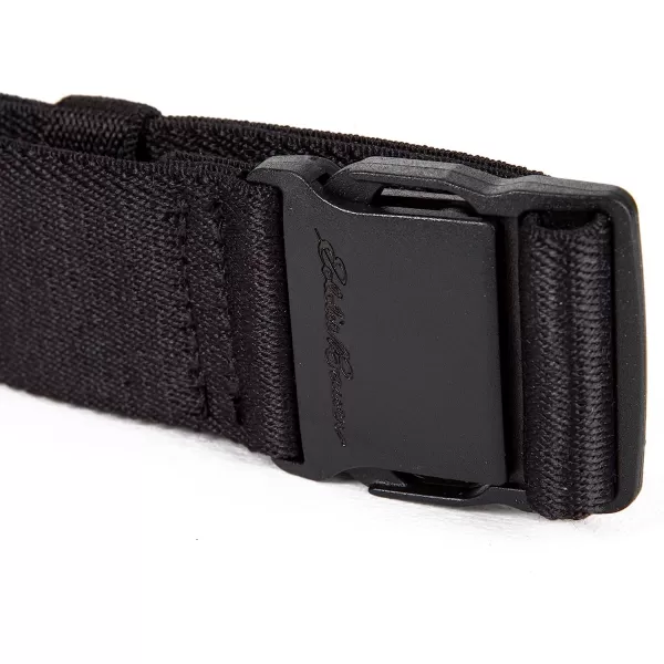 imageEddie Bauer Mens Trail Belt Active Stretch Webbing with Quick Release BuckleBlack