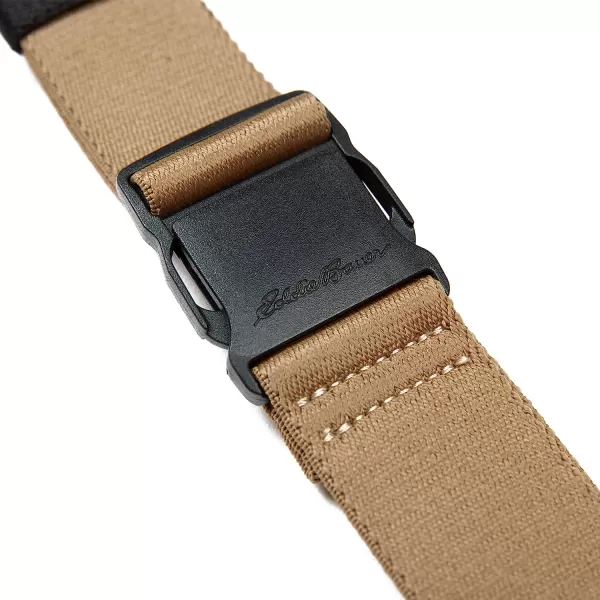 imageEddie Bauer Mens Trail Belt Active Stretch Webbing with Quick Release BuckleBrown