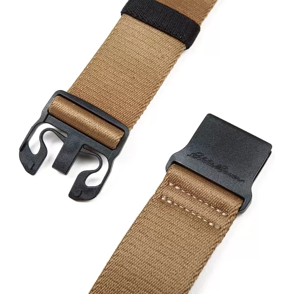 imageEddie Bauer Mens Trail Belt Active Stretch Webbing with Quick Release BuckleBrown