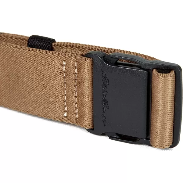 imageEddie Bauer Mens Trail Belt Active Stretch Webbing with Quick Release BuckleBrown