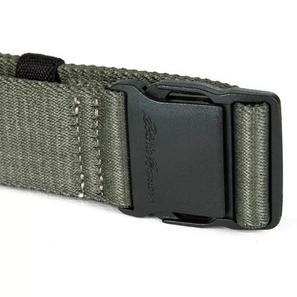 imageEddie Bauer Mens Trail Belt Active Stretch Webbing with Quick Release BuckleGreen