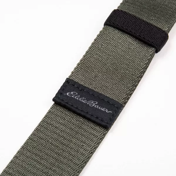 imageEddie Bauer Mens Trail Belt Active Stretch Webbing with Quick Release BuckleGreen