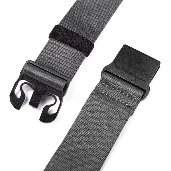imageEddie Bauer Mens Trail Belt Active Stretch Webbing with Quick Release BuckleGrey