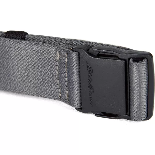 imageEddie Bauer Mens Trail Belt Active Stretch Webbing with Quick Release BuckleGrey