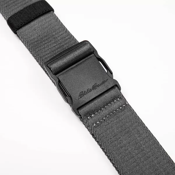 imageEddie Bauer Mens Trail Belt Active Stretch Webbing with Quick Release BuckleGrey