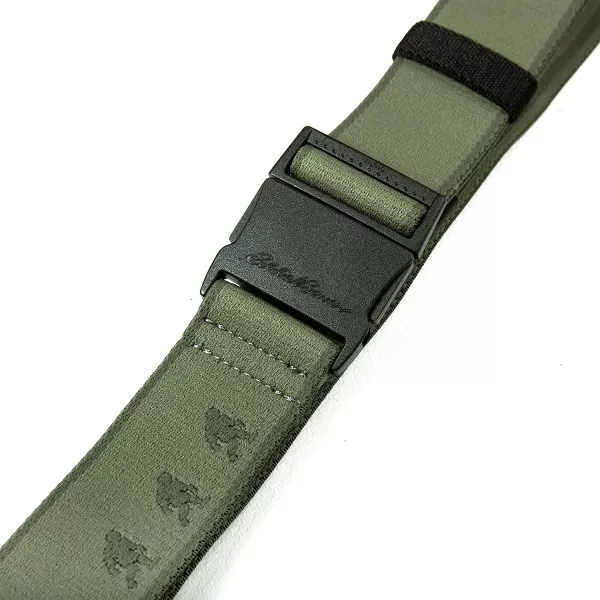 imageEddie Bauer Mens Trail Belt with Active Stretch Webbing and Quick Release BuckleSasquatchGreen