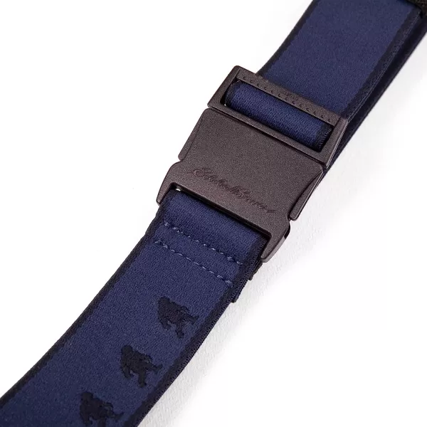 imageEddie Bauer Mens Trail Belt with Active Stretch Webbing and Quick Release BuckleSasquatchIndigo