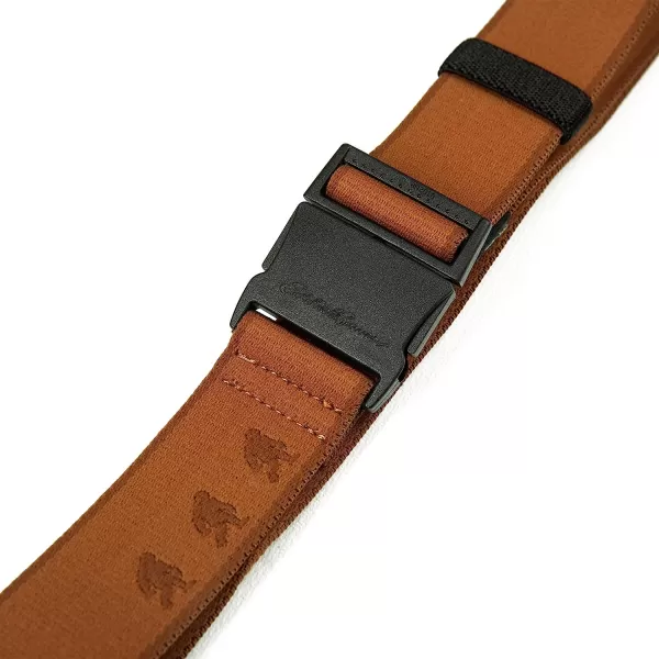 imageEddie Bauer Mens Trail Belt with Active Stretch Webbing and Quick Release BuckleSasquatchRust