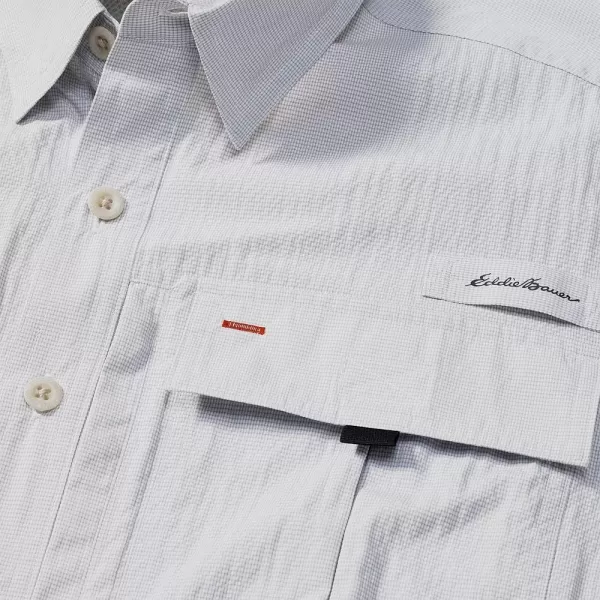 imageEddie Bauer Mens UPF Guide 20 ShortSleeve ShirtLt Gray