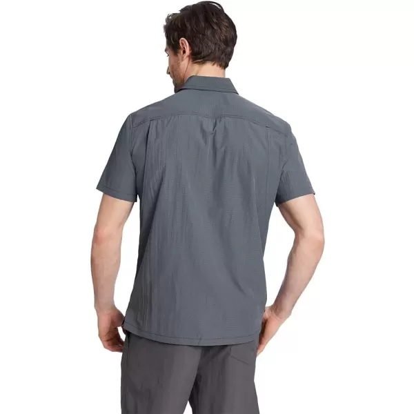 imageEddie Bauer Mens UPF Guide 20 ShortSleeve ShirtNavy