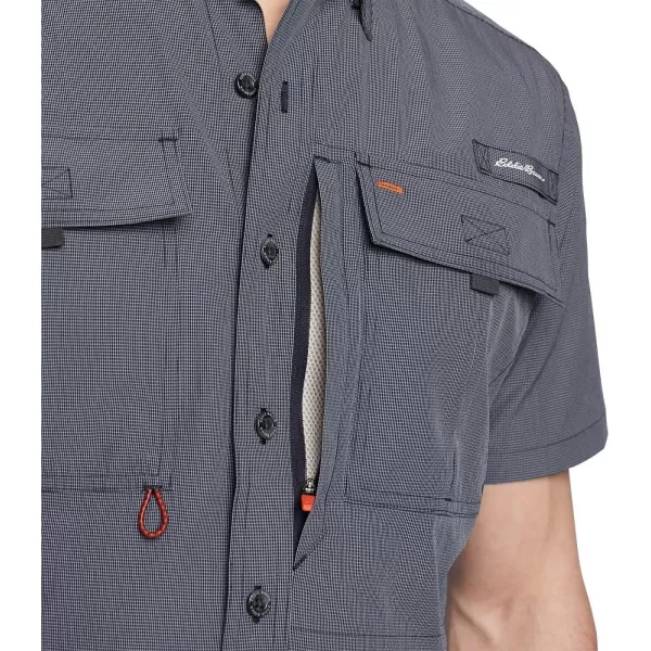 imageEddie Bauer Mens UPF Guide 20 ShortSleeve ShirtNavy
