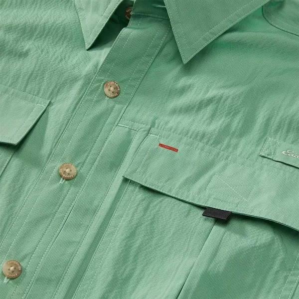 imageEddie Bauer Mens UPF Guide 20 ShortSleeve ShirtRegular Seaglass