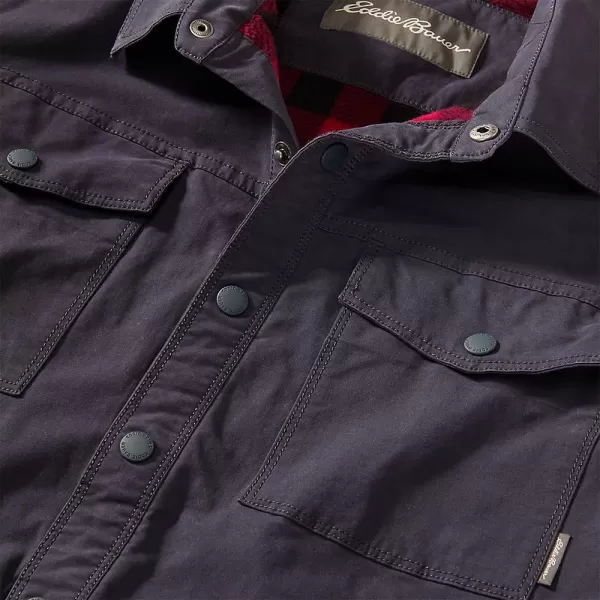 imageEddie Bauer Mens Voyager FleeceLined Shirt JacketRegular Storm